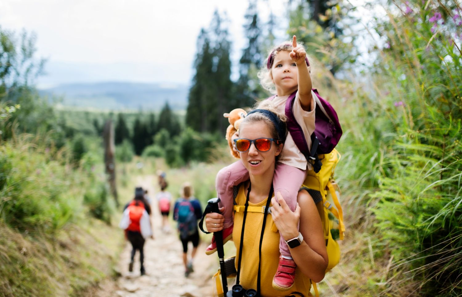 First-time hiking trip