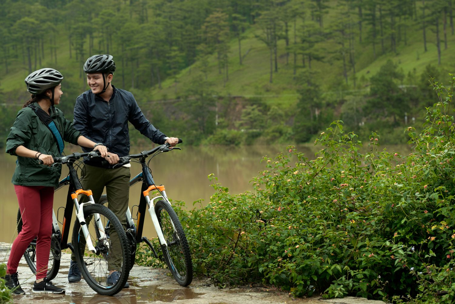 Outdoor activities during the rainy season