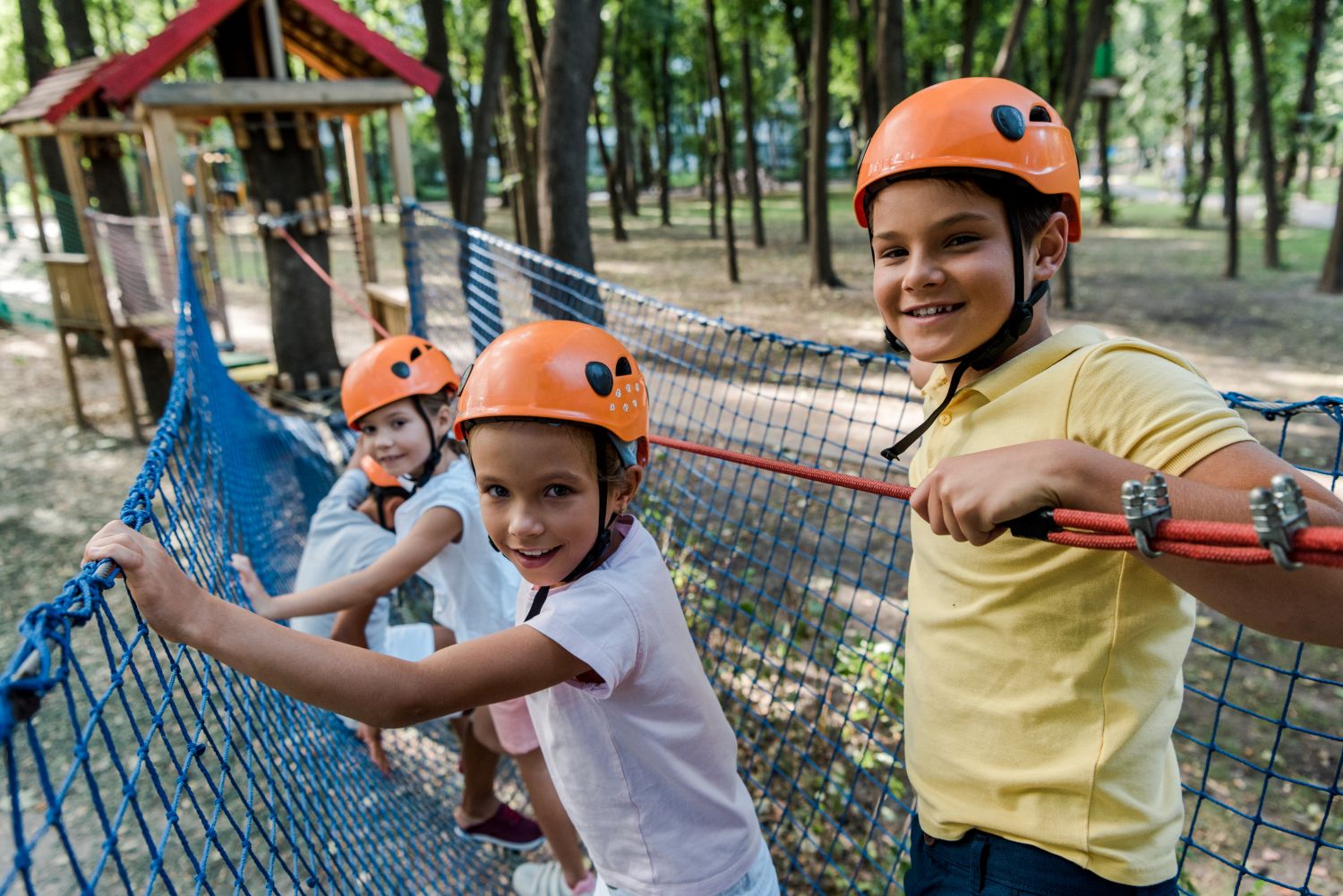 Participating in adventure activities