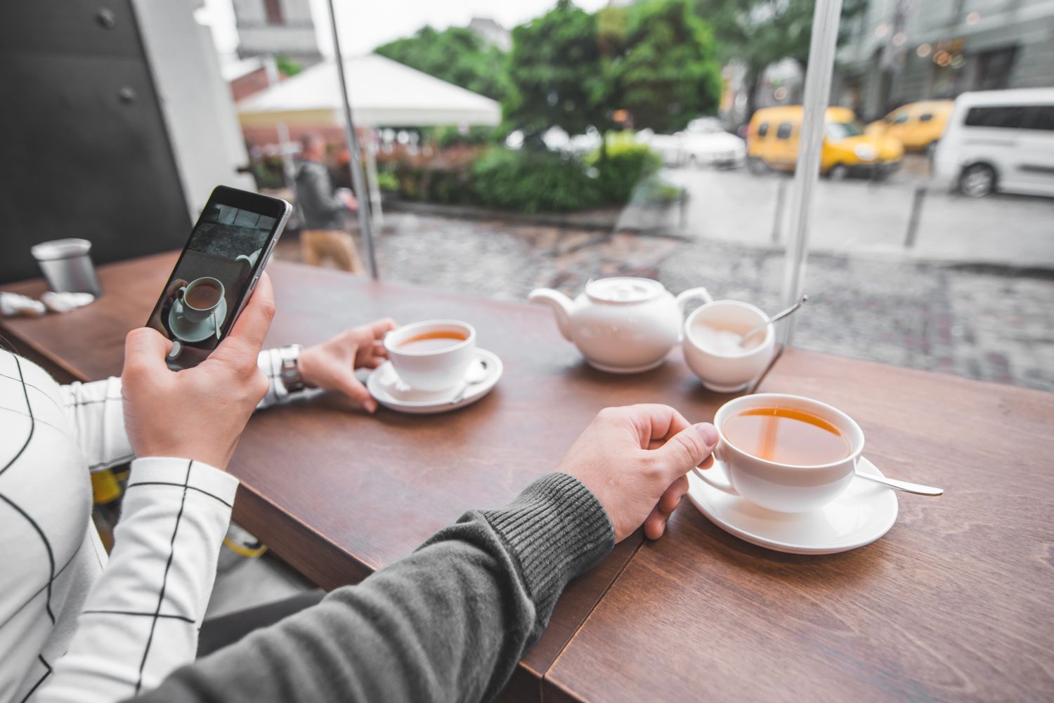 Sip tea and take beautiful photos.