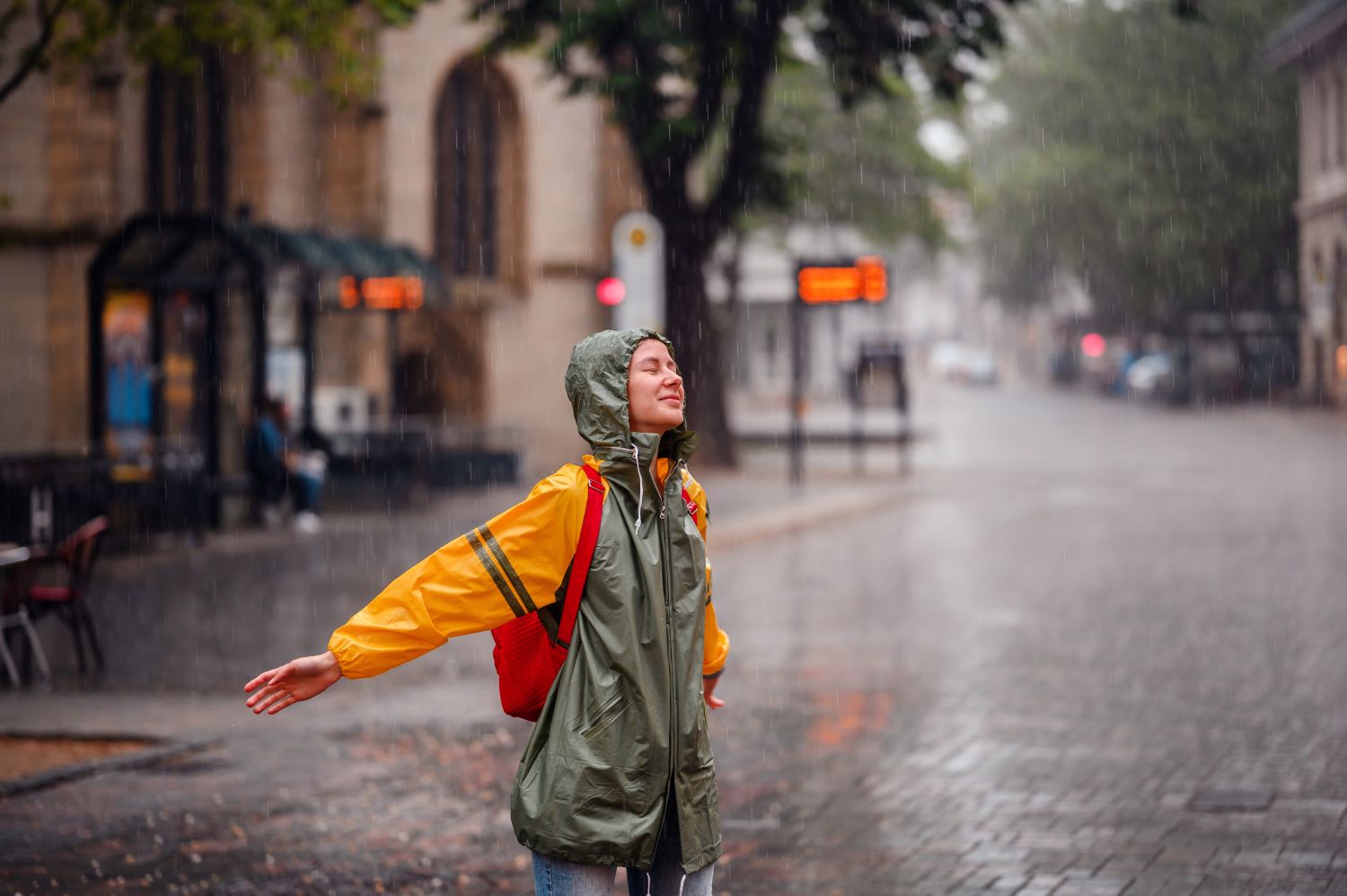 Traveling during the rainy season