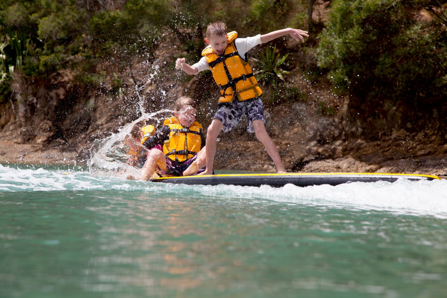 Water-based adventure activities